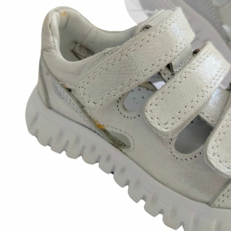 УЦІНКА! Дитячі Анатомічні літні кросівки Ortomedica 1092-12 срібні