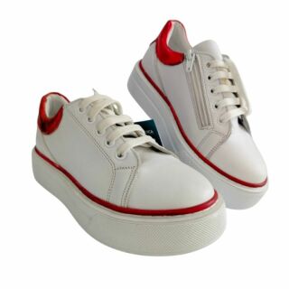 УЦІНКА! Анатомічні кросівки дитячі Ortomedica 123-04 білі (один з пари втратив колір) розмір 33