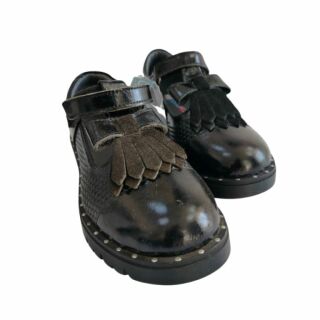УЦІНКА! Туфлі Анатомічні для дівчаток Ortomedica 523-01 чорні (один з пари втратив колір) розмір 28