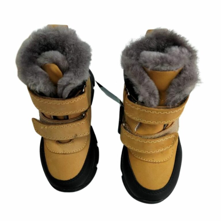 УЦІНКА! Дитячі Анатомічні черевики з хутром Ortomedica 364-01 (один з пари втратив колір) розмір 27