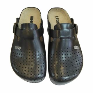 УЦІНКА! Анатомічні тапочки-сабо чоловічі Leon 700М коричневі (взуття в парі має різний розмір) розмір 43