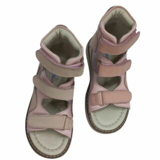 УЦІНКА! Анатомічні босоніжки дитячі Ortomedica 2801 пудрові (один з пари втратив колір) розмір 26