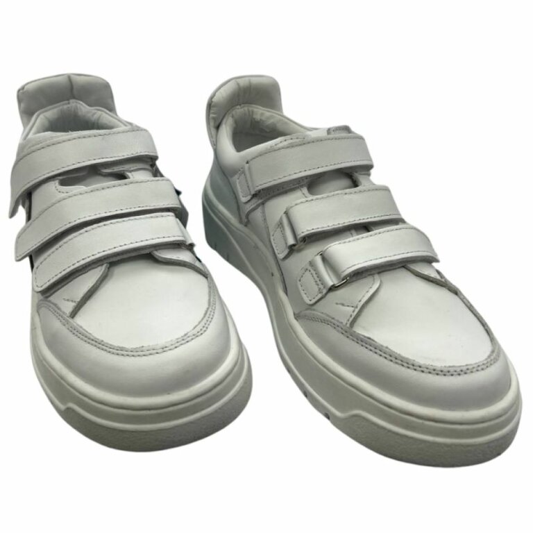 УЦІНКА! Дитячі Анатомічні кросівки Ortomedica ORTM 2 білі (дефект на внутрішній частині п’ятки взуття) розмір 36