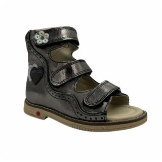 УЦІНКА! Дитячі Анатомічні босоніжки Ortomedica 2800 металік (плями клею на устілці) розмір 26