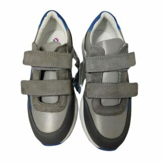 УЦІНКА! Дитячі Анатомічні кросівки Ortomedica 24Y20-03 сіро-блакитні (взуття в парі має різний розмір) розміри 33/34