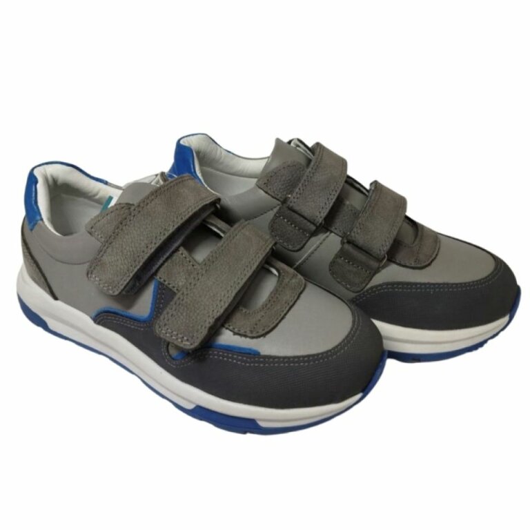 УЦІНКА! Дитячі Анатомічні кросівки Ortomedica 24Y20-03 сіро-блакитні (взуття в парі має різний розмір) розміри 33/34