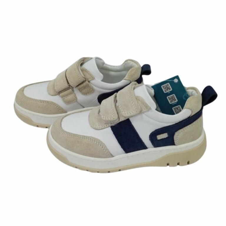 УЦІНКА! Дитячі Анатомічні кросівки Ortomedica ORTM 7 бежево-сині (один з пари втратив колір) розмір 29