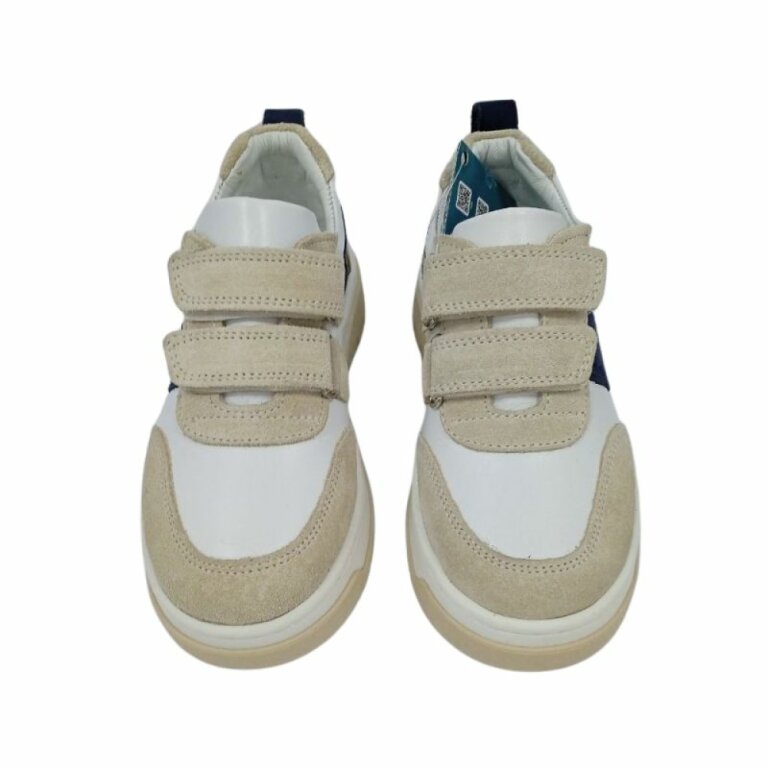 УЦІНКА! Дитячі Анатомічні кросівки Ortomedica ORTM 7 бежево-сині (один з пари втратив колір) розмір 29