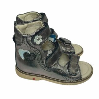 УЦІНКА! Дитячі Анатомічні босоніжки Ortomedica 2800 металік (задня частина взуття відрізняються) розмір 29