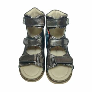 УЦІНКА! Дитячі Анатомічні босоніжки Ortomedica 2800 металік (задня частина взуття відрізняються) розмір 29