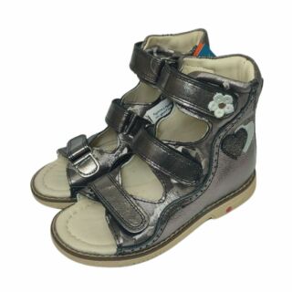 УЦІНКА! Дитячі Анатомічні босоніжки Ortomedica 2800 металік (задня частина взуття відрізняються) розмір 29