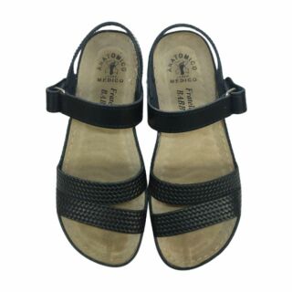 УЦЕНКА! Анатомические босоножки Fratelli Babb D-247 черные (следы после примерки на стельке) размер 37