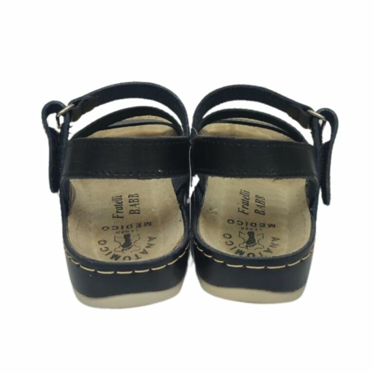 УЦЕНКА! Анатомические босоножки Fratelli Babb D-247 черные (следы после примерки на стельке) размер 37