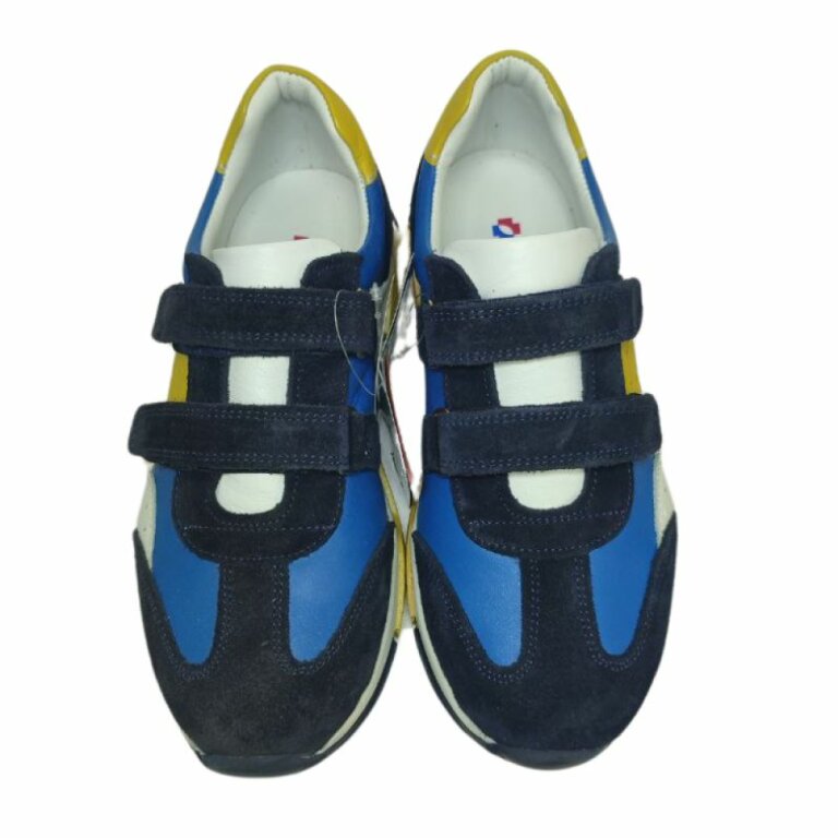 УЦІНКА! Дитячі Анатомічні кросівки Ortomedica 02-05 синьо-блакитні (один з пари втратив колір) розмір 35