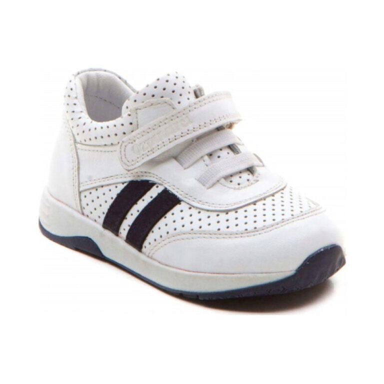 УЦІНКА! Кросівки Анатомічні дитячі Ortomedica 101-05 білі (потертості на шкірі, тріщини) розмір 19