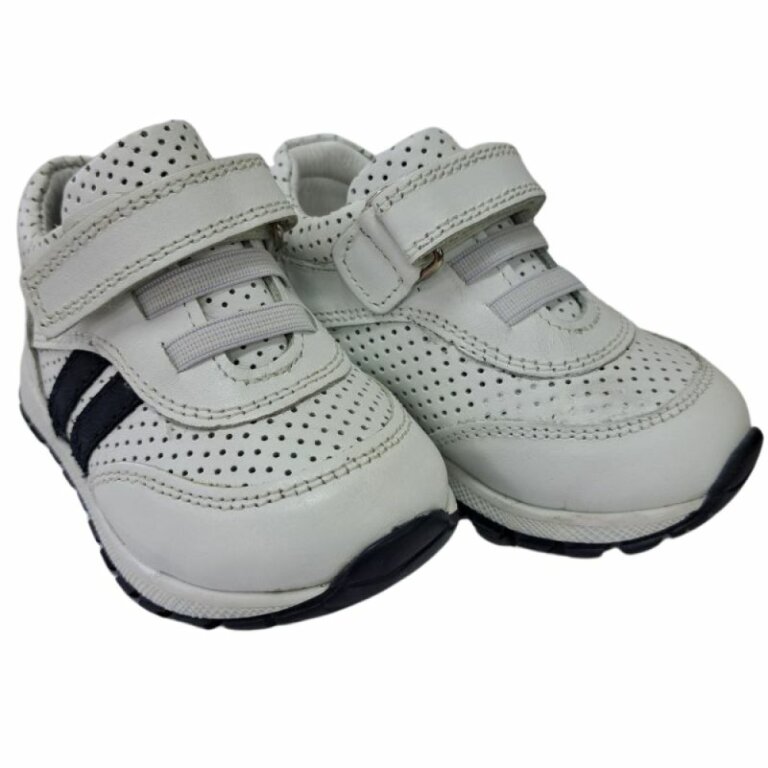 УЦІНКА! Кросівки Анатомічні дитячі Ortomedica 101-05 білі (потертості на шкірі, тріщини) розмір 19