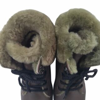 УЦІНКА! Жіночі черевики BERKEMANN DOUNIA, арт. 03612-espreso (хутро втратило колір) розмір 5,5