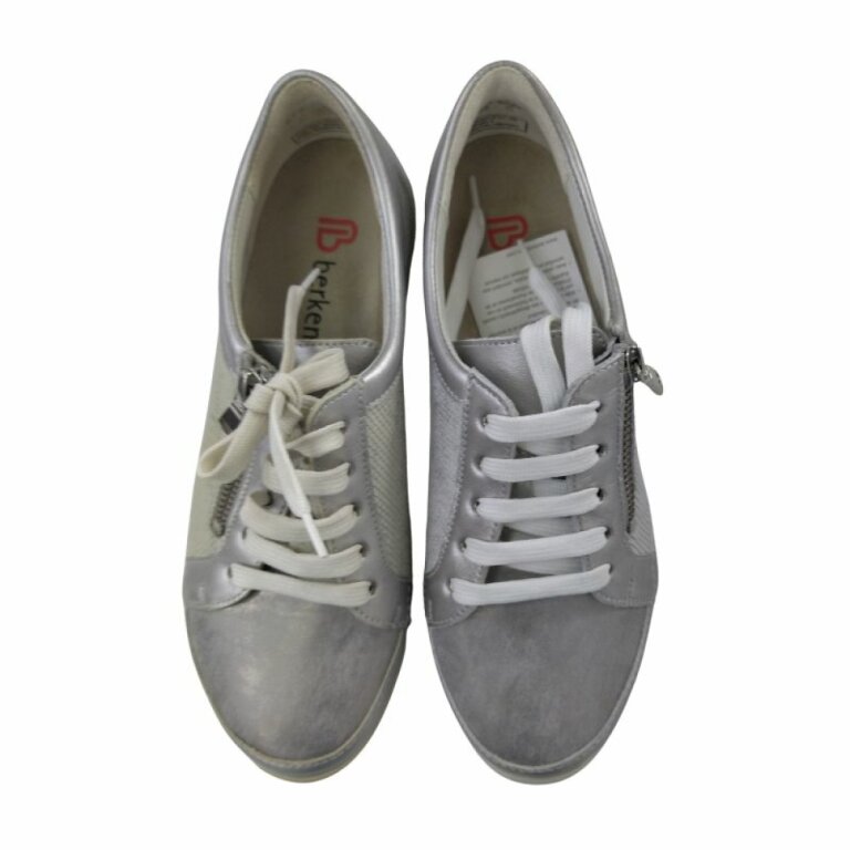 УЦІНКА! Кросівки жіночі Berkemann KENZA, арт. 05401-dusty silver/glitter (один з пари втратив колір) розмір 4 (37)