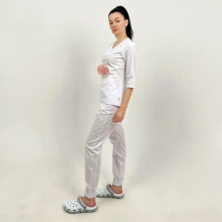 Костюм женский котоновый TopLine Селеста белый 01-106