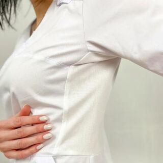 Костюм женский котоновый TopLine Селеста белый 01-106