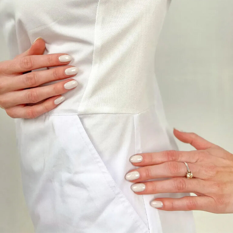 Костюм женский котоновый TopLine Селеста белый 01-106