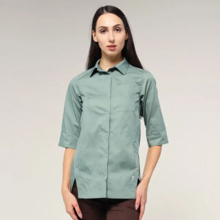 Куртка котонова жіноча TopLine Навара олива 103 (3/4)