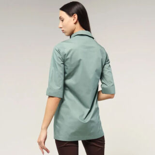 Куртка котонова жіноча TopLine Навара олива 103 (3/4)