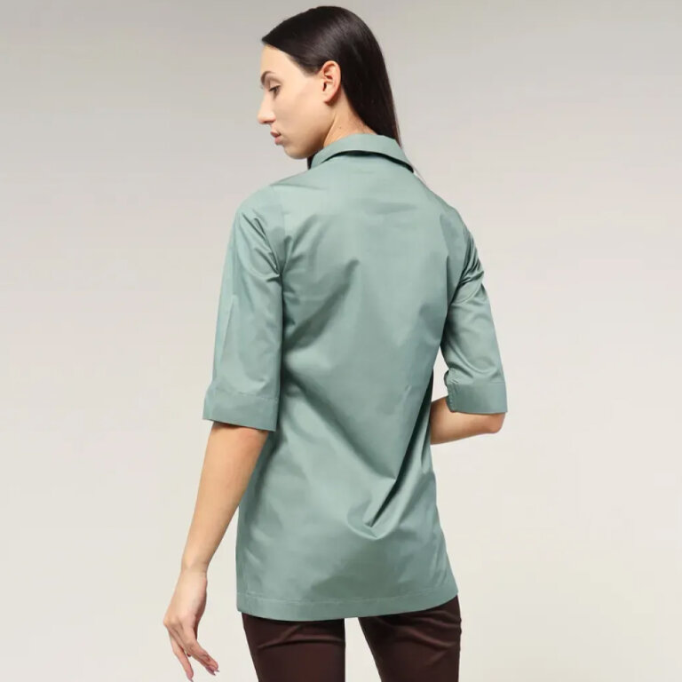 Куртка котонова жіноча TopLine Навара олива 103 (3/4)