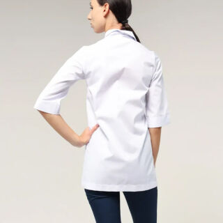 Куртка котонова жіноча TopLine Навара білий 01 (3/4)