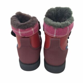 УЦІНКА! Дитячі зимові Анатомічні черевики ORTMANN Kids Bela 7.14.2 бордовий (один з пари втратив колір) розмір 28