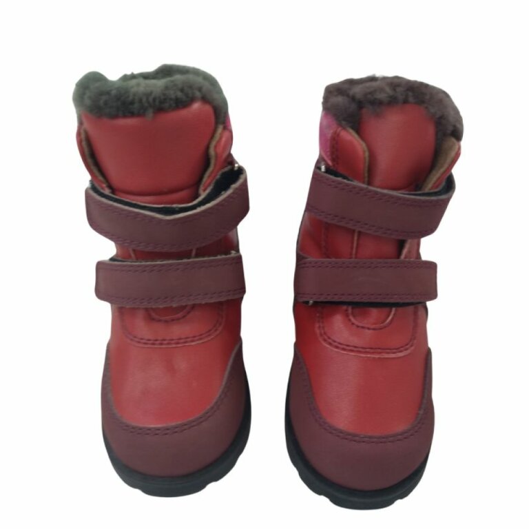 УЦІНКА! Дитячі зимові Анатомічні черевики ORTMANN Kids Bela 7.14.2 бордовий (один з пари втратив колір) розмір 28
