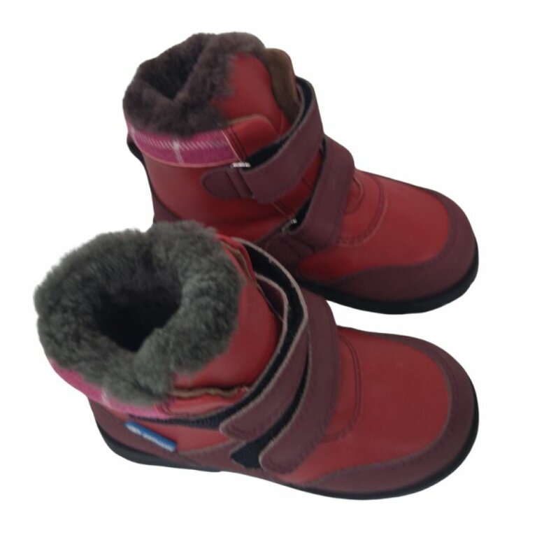 УЦІНКА! Дитячі зимові Анатомічні черевики ORTMANN Kids Bela 7.14.2 бордовий (один з пари втратив колір) розмір 28
