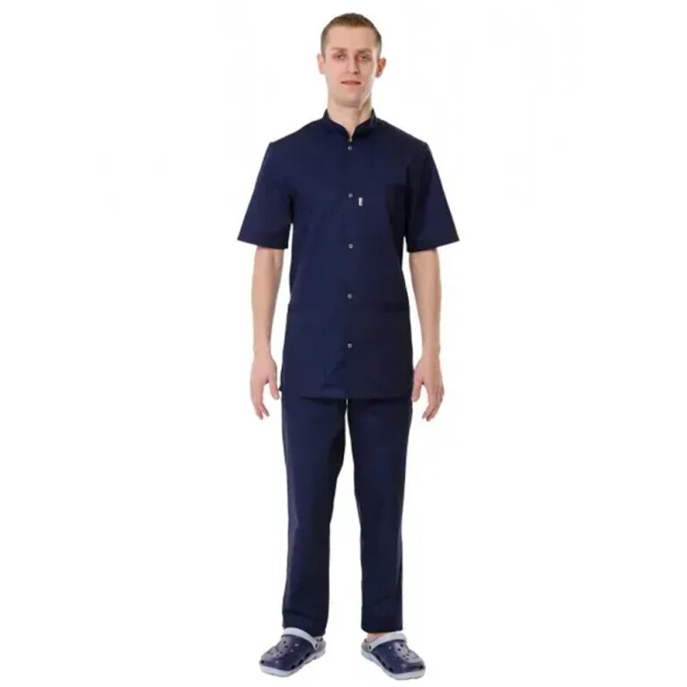 Костюм мужской котоновый TopLine Берлин темно-синий 10 КР