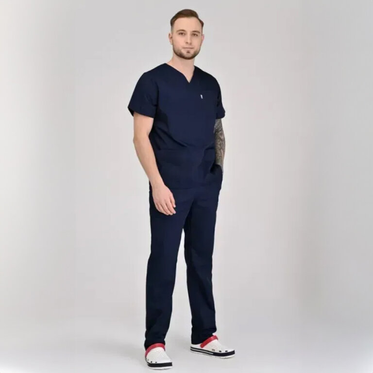 Костюм котоновий чоловічий TopLine Мадрид темно-синій 10 КР