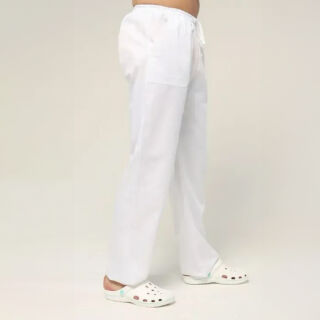 Штани котонові чоловічі TopLine білі 01