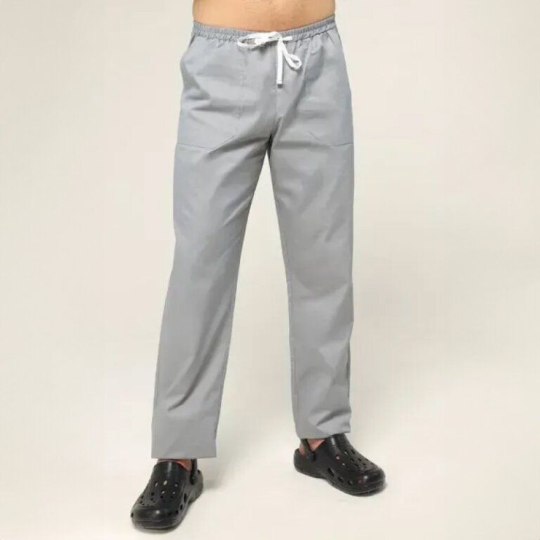 Штани котонові чоловічі TopLine світло-сірі 12