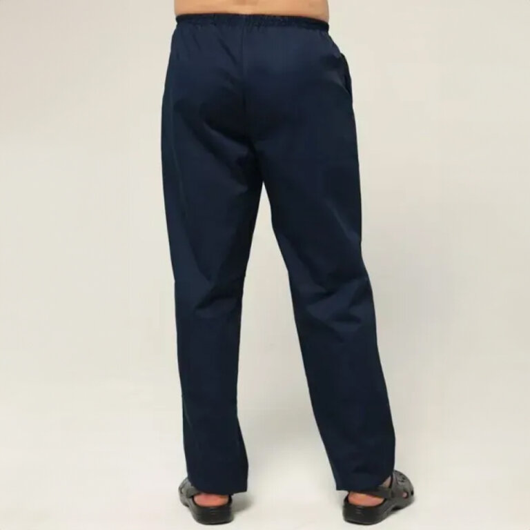 Штани котонові чоловічі TopLine темно-сині 10