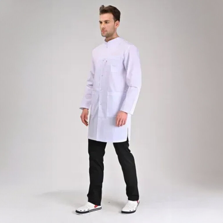 Халат котоновый TopLine Берлин белый 01 ДР