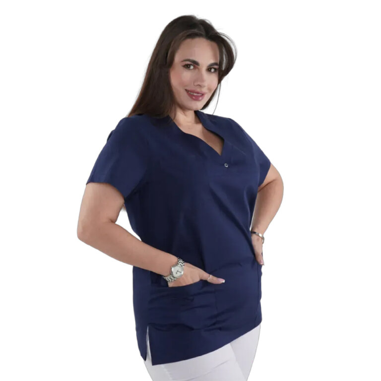 Куртка тонка жіноча TopLine Гарвард темно-синя 03