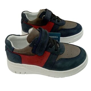 УЦІНКА! Дитячі Анатомічні кросівки Ortomedica ORTM 5 сині-червоні (один з пари втратив колір) розмір 27