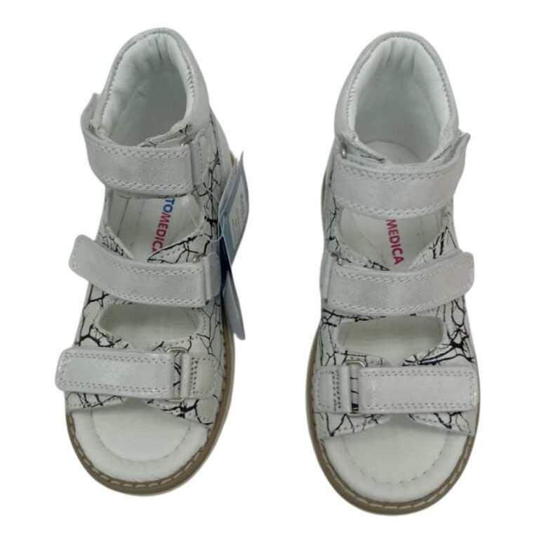 УЦІНКА! Анатомічні босоніжки дитячі Ortomedica 24Y39-09 (один з пари втратив колір) розмір 28