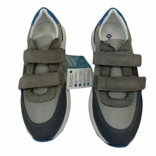 УЦІНКА! Дитячі Анатомічні кросівки Ortomedica 24Y20-03 сіро-блакитні (один з пари втратив колір) розмір 36