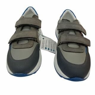 УЦІНКА! Дитячі Анатомічні кросівки Ortomedica 24Y20-03 сіро-блакитні (один з пари втратив колір) розмір 36