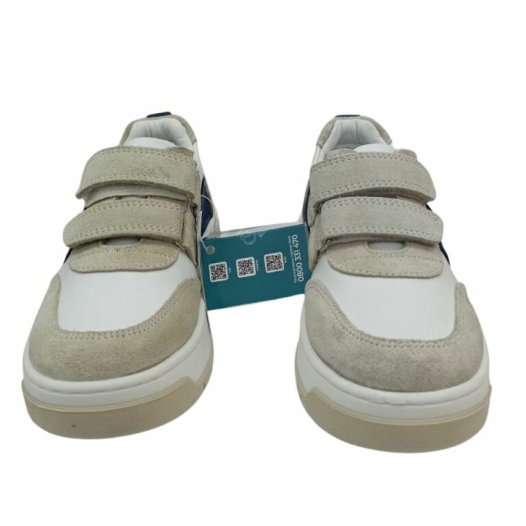 УЦІНКА! Дитячі Анатомічні кросівки Ortomedica ORTM 7 бежево-сині (один з пари втратив колір) розмір 31