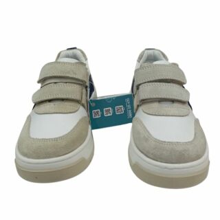 УЦІНКА! Дитячі Анатомічні кросівки Ortomedica ORTM 7 бежево-сині (один з пари втратив колір) розмір 32