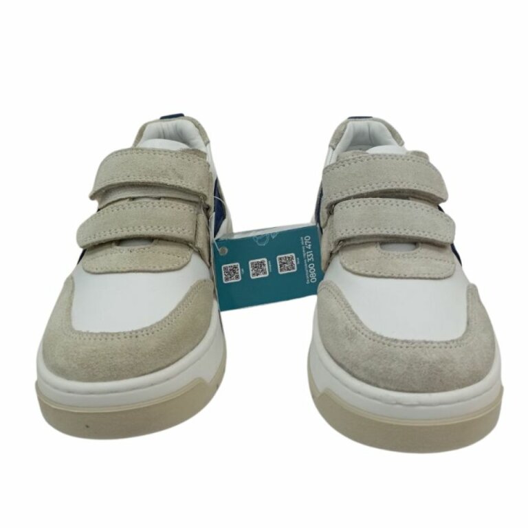 УЦІНКА! Дитячі Анатомічні кросівки Ortomedica ORTM 7 бежево-сині (один з пари втратив колір) розмір 32