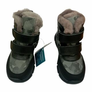 УЦІНКА! Дитячі Анатомічні черевики з хутром Ortomedica 361-04 сірі (один з пари втратив колір) розмір 26