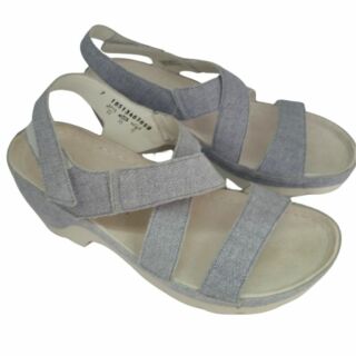 УЦІНКА! Жіночі Анатомічні сандалі із задником Berkemann NARA, арт. 01651-blue/jeans (один з пари втратив колір) розмір 7