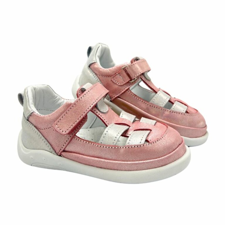 Сандалії анатомічні для дівчинки Ortomedica 5YC2-02 рожеві