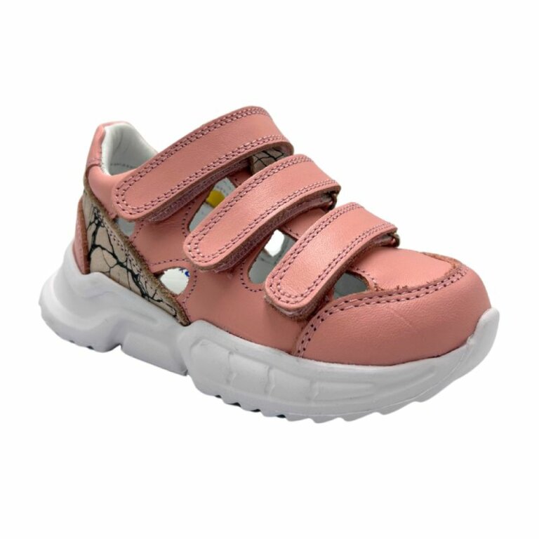Дитячі анатомічні літні кросівки для дівчинки Ortomedica O24Y26-01 рожеві